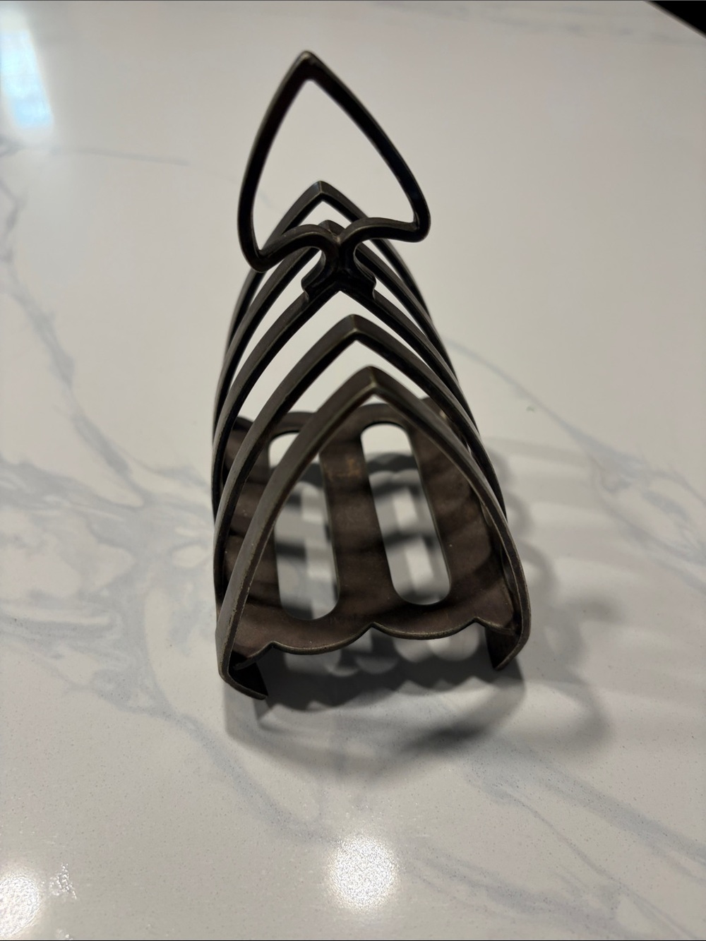 Antique Silver Toast Rack - Picture 2 of 6